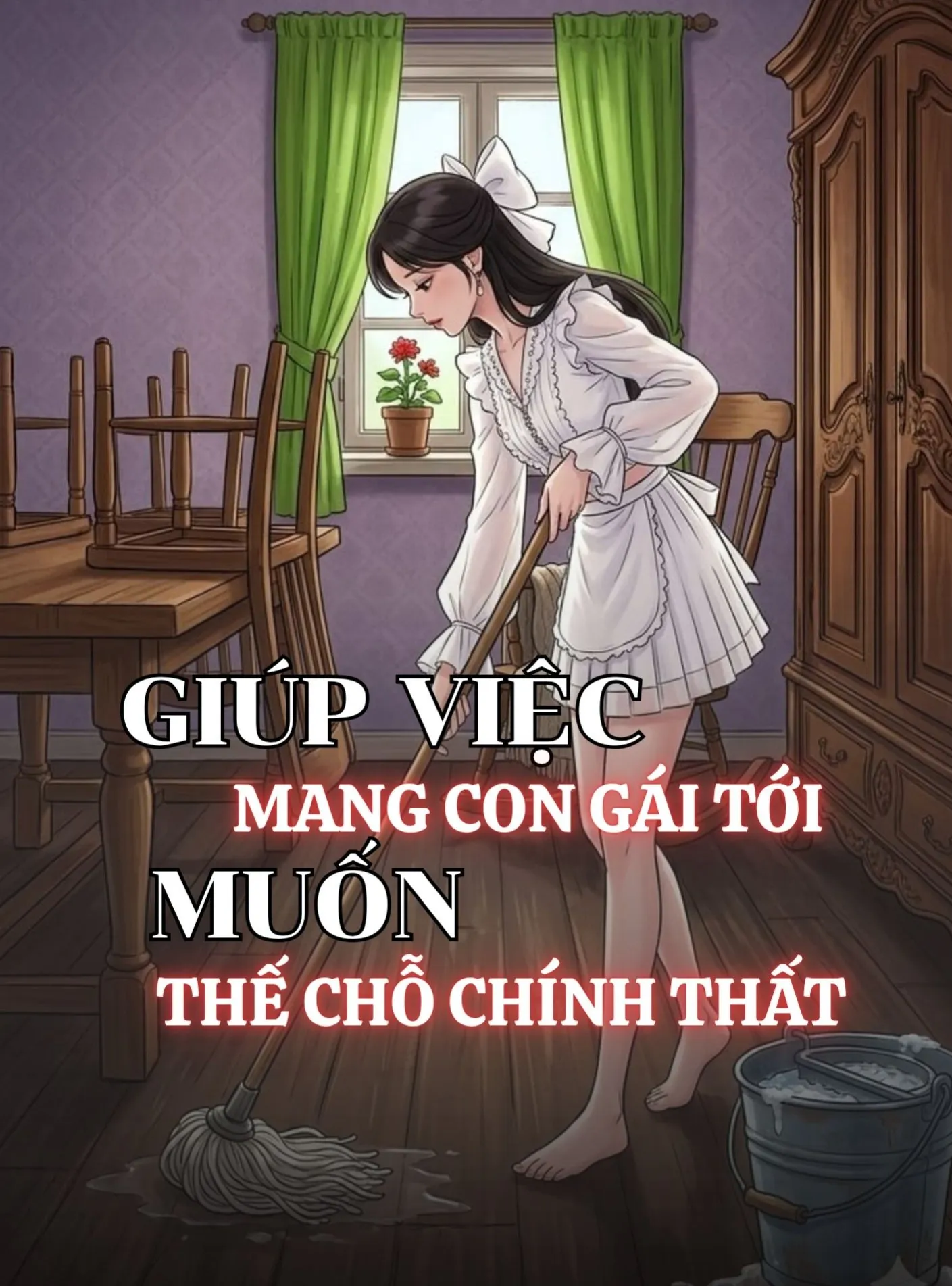 Giúp Việc Mang Con Gái Tới Muốn Thế Chỗ Chính Thất
